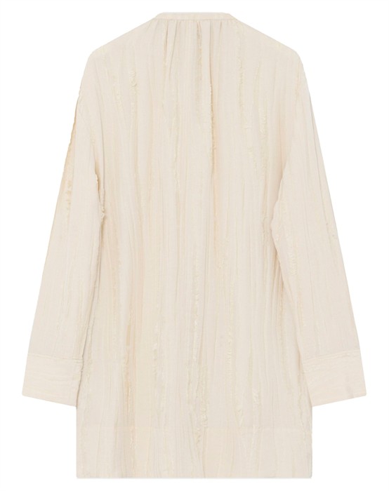 Glover Structured Fringes Kjole - Pistachio Shell